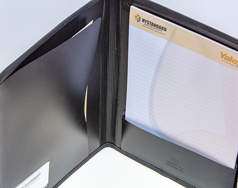 faux leather portfolio folders, springwood printing